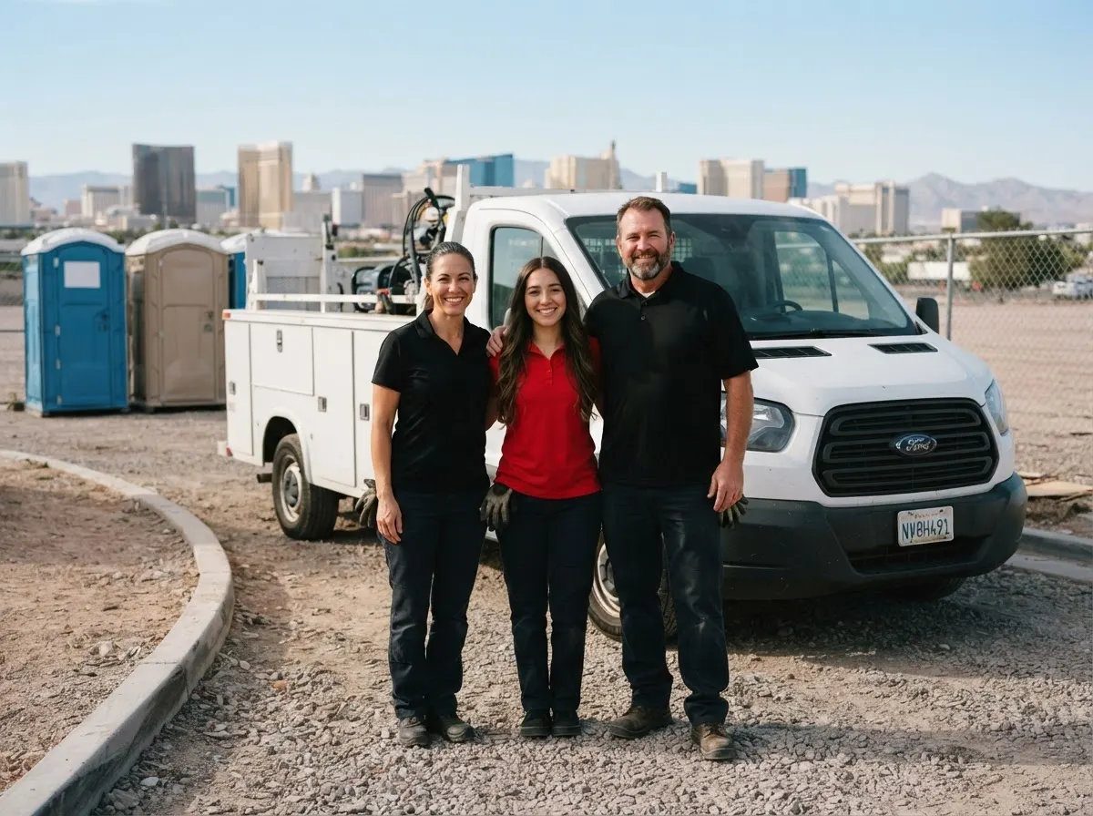 The Wild Buffalo Portable Toilets team, portable toilet rentals in Las Vegas, NV